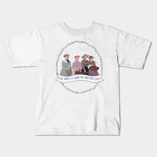 Minimalist Little Women Kids T-Shirt